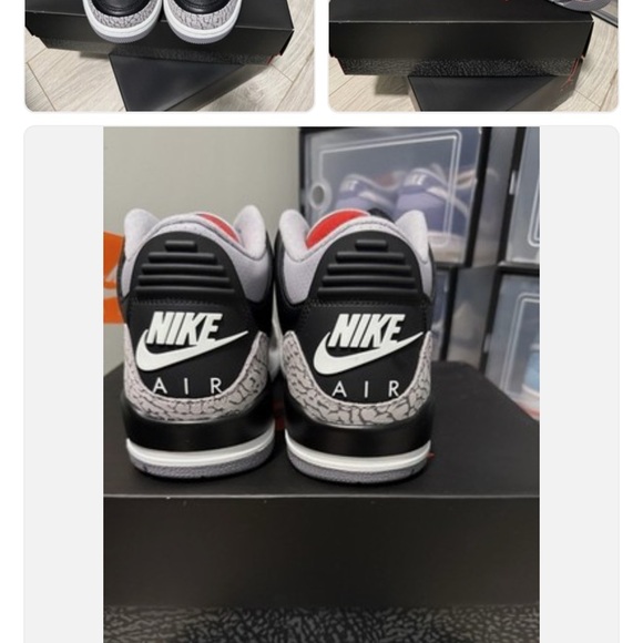 Jordan Sneakers - Black Gray and Red